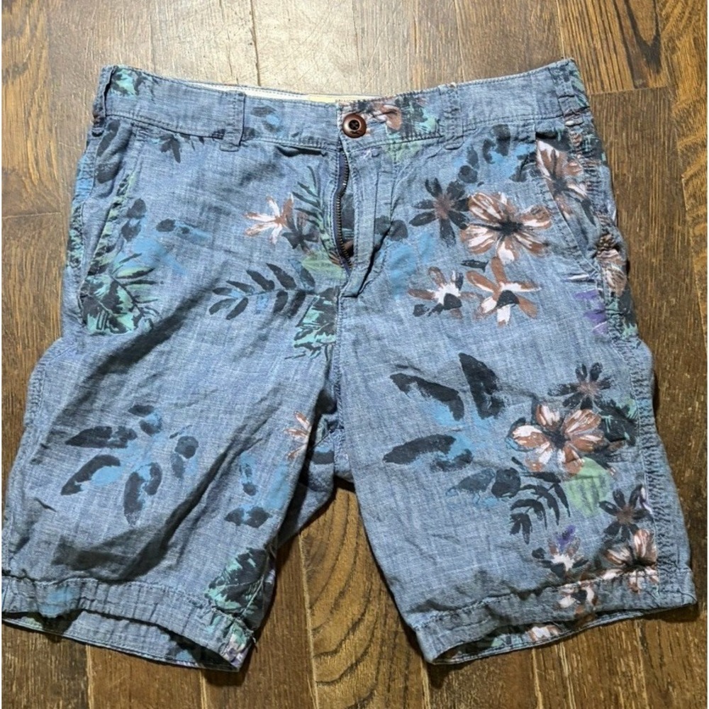 MEN'S HOLLISTER CLASSIC FIT Floral CASUAL SHORTS SIZE 28